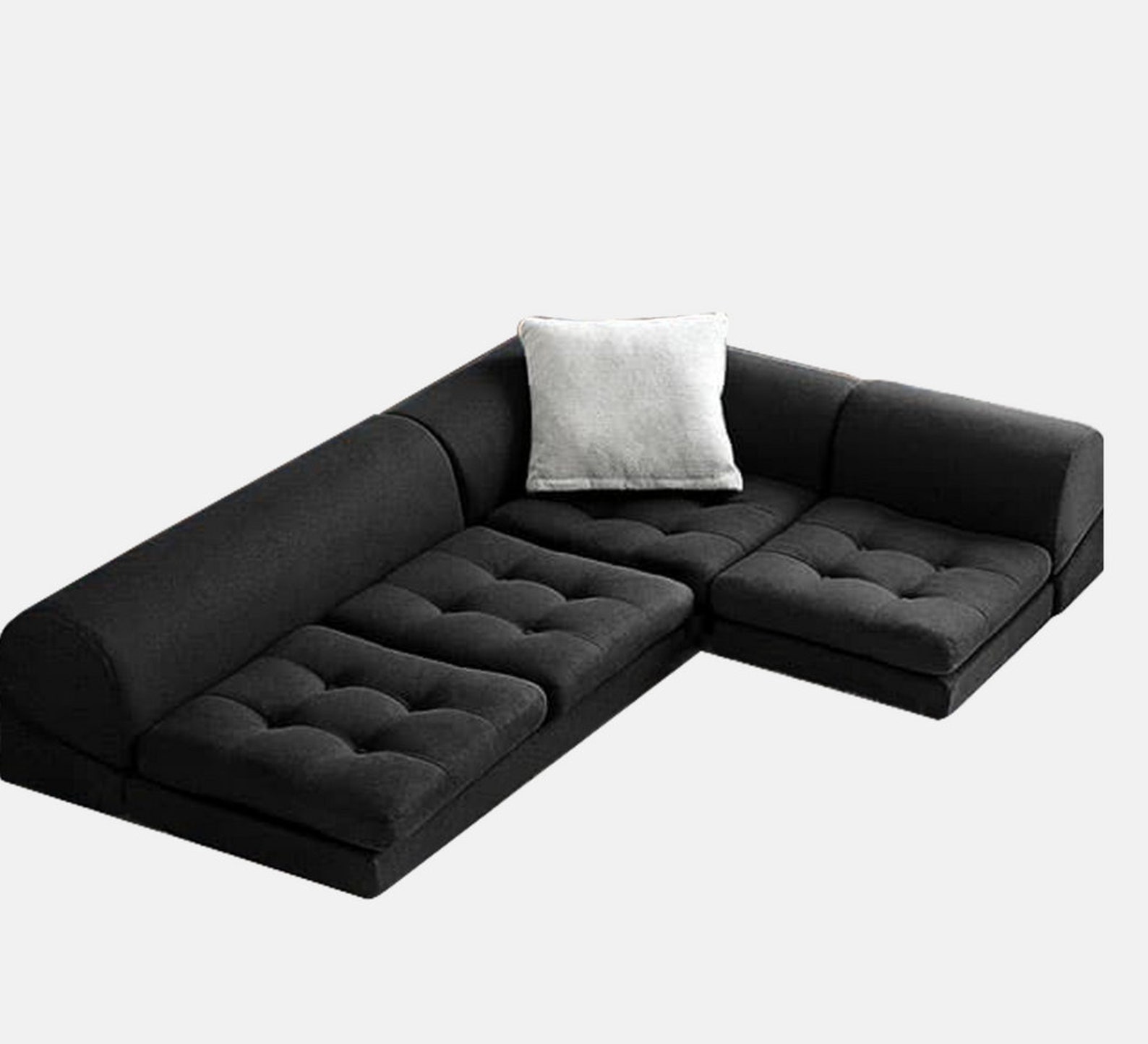 Sectional Floor Sofa / Daybed / Modular and Flexible / Meditation Yoga