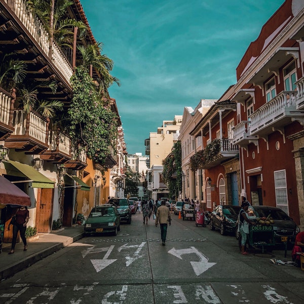 City Photography Print Beautiful Colorful Cartagena