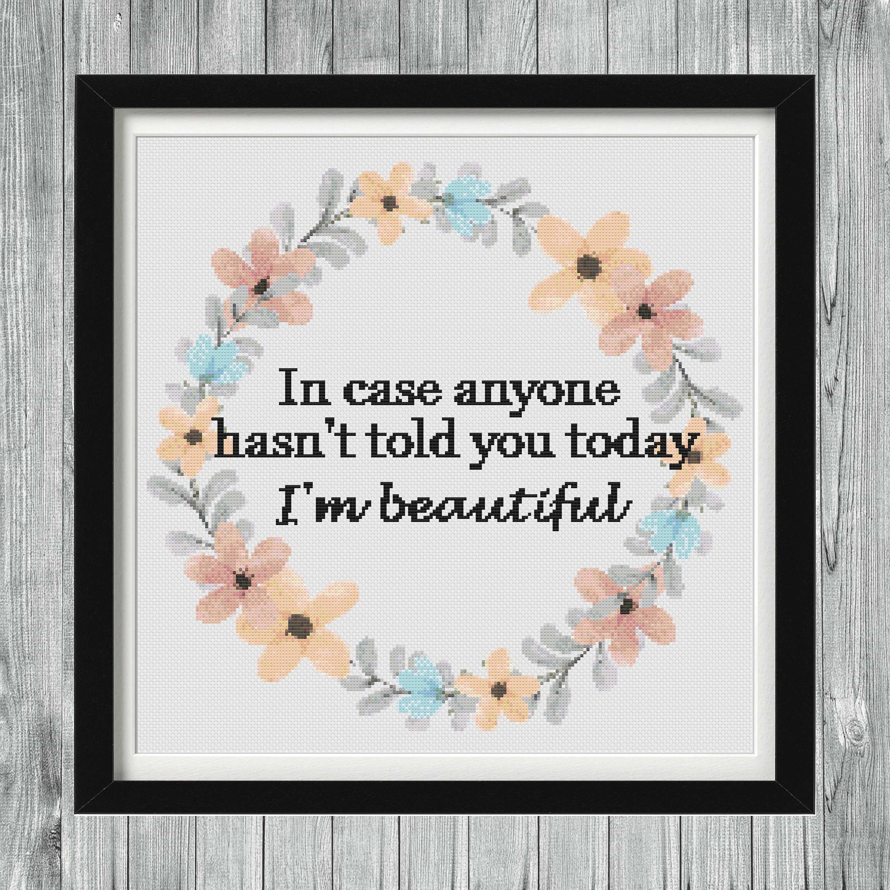 Society6 ケース CALI FOR NIA by Thecrazythewzrd Cross Stitch Pattern in Case Anyone Hasn't Told You Today. I