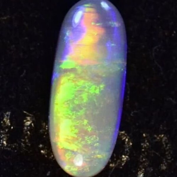 1 Pcs. Of Natural Australian Opal Oval Shape Cabochon cut 25x8mm gemstone loose for jewelry making.