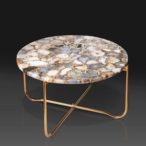 Customized Agate Coffee table Agate bed side table Handmade agate table Geode table Kitchen Counter Agate Dining Table Gemstone Table