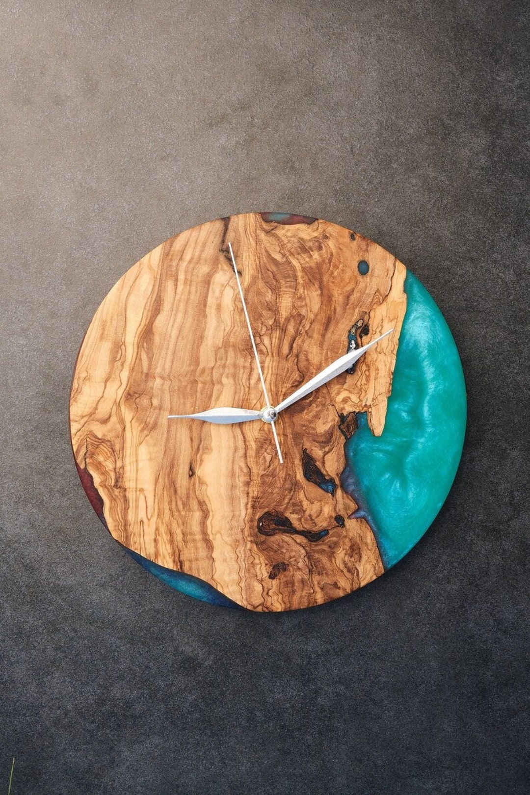 Epoxy Clock, Resin Clock, Clock for Wall, Extra Large Wall Clock, Wall