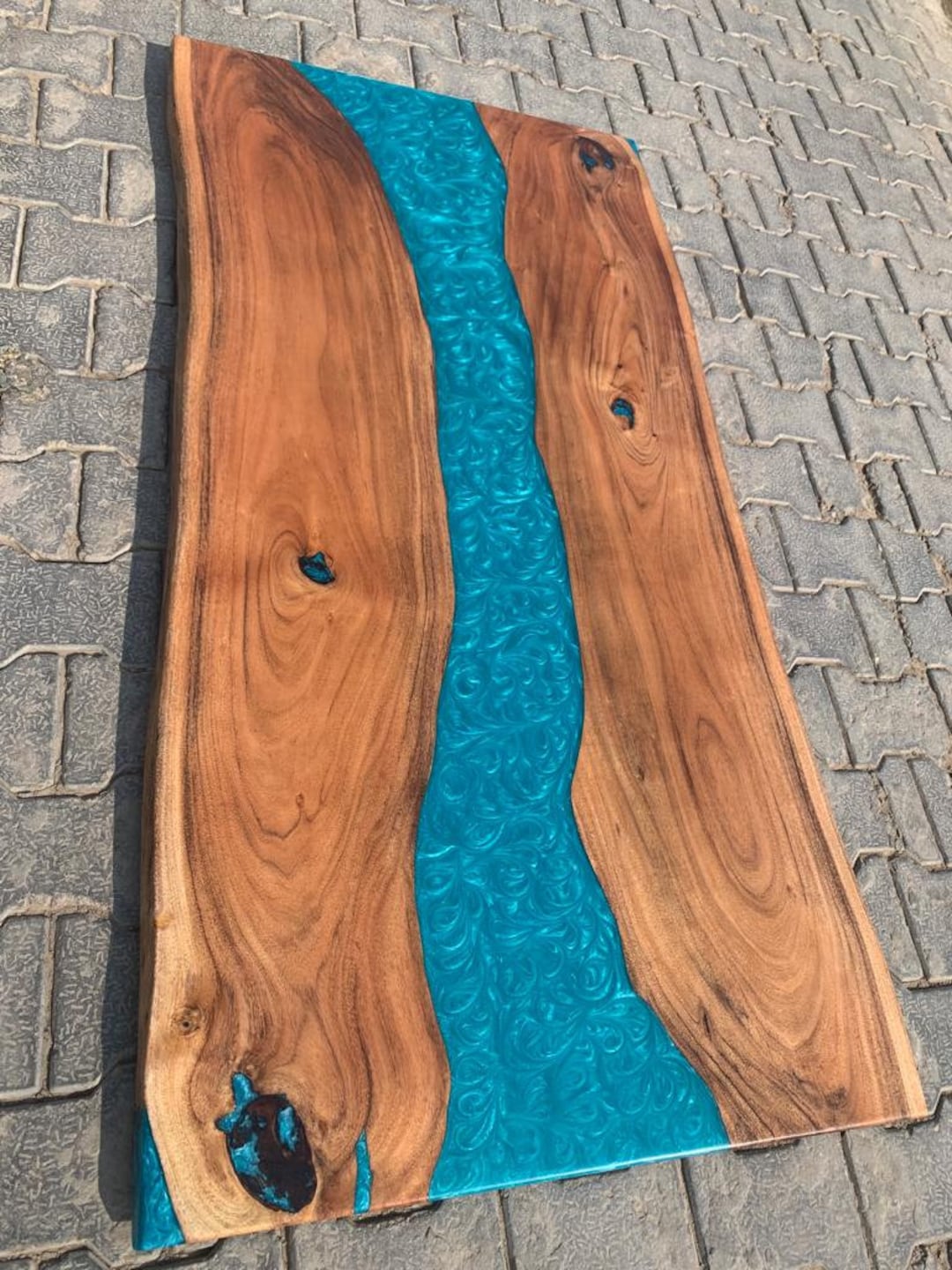 Customized Epoxy Resin Dining Table Top, Conference Table, Resin River