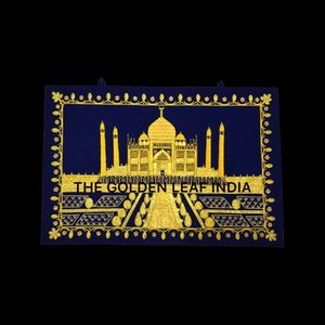 Taj Mahal Zardozi Embroidery. Wall Hanging.wall hanging carpet, trim work , floral tapestry.needle point gold thread wall hanging
