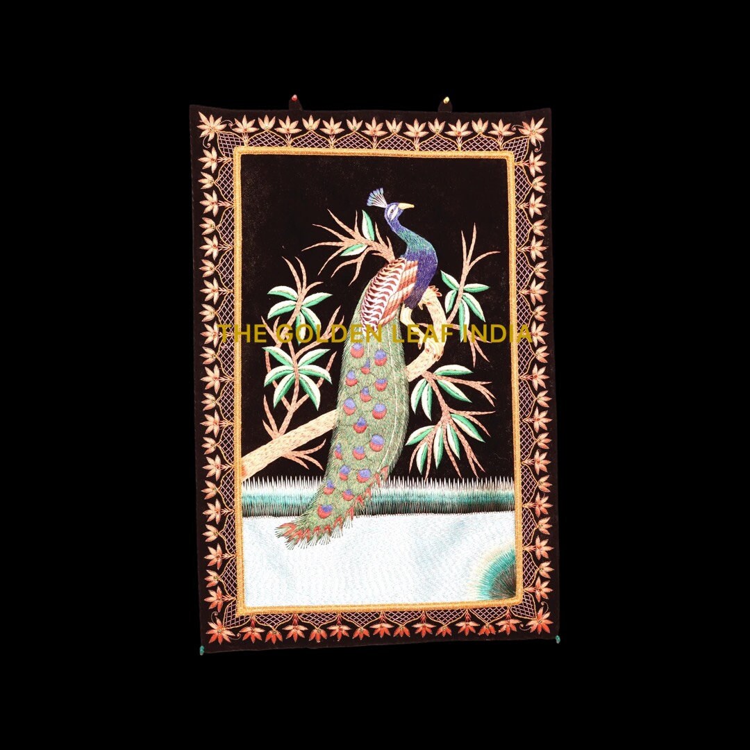 Zardozi Embroidery. Wall Hanging.wall Hanging Carpet, Trim Work