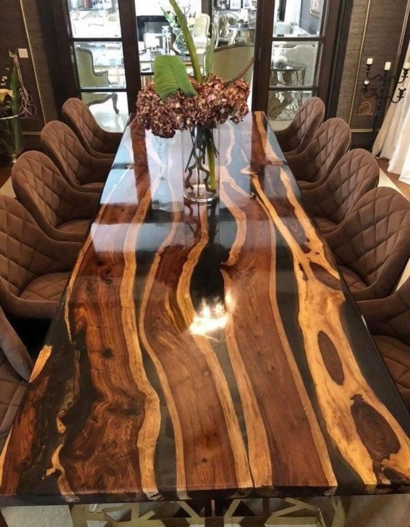 Epoxy Table Top With Stand Center Table Epoxy Resin River Table