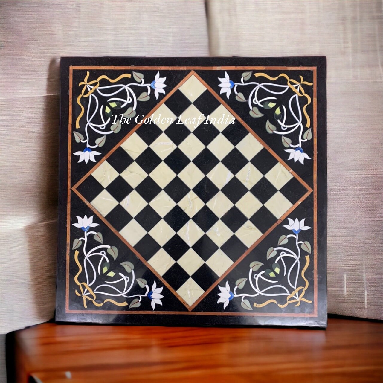 Marble Chess Board Modern Pietradura Multi Colour Chess Blocks