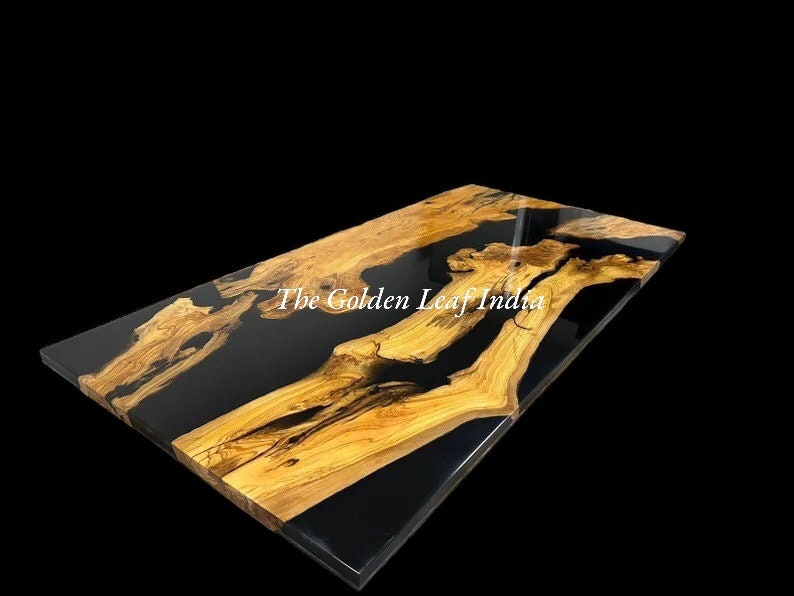 Custom Epoxy Dining Table with stands Epoxy Resin River Office Table Handmade Epoxy Table Conference Table Laptop Table with stands