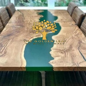 Epoxy Table Coffee Table | Center Table Top | Live Edge Table | Custom Order Epoxy Resin River Table