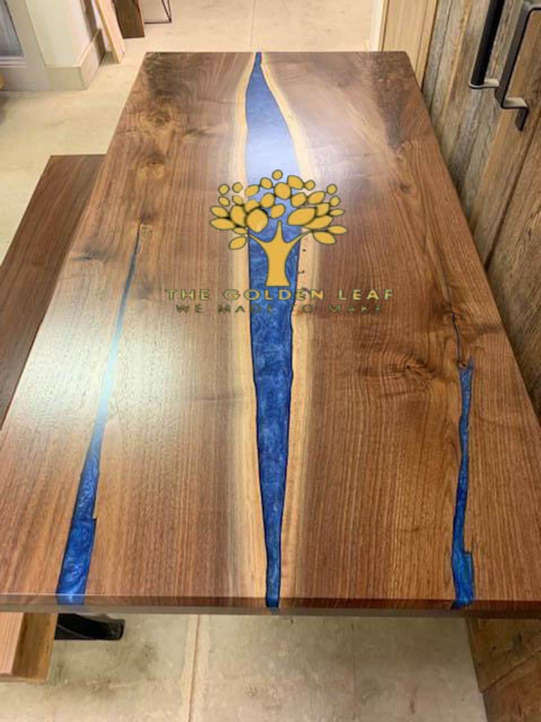 Customized Epoxy Table Top Resin Table Made to Order Table Top Natural