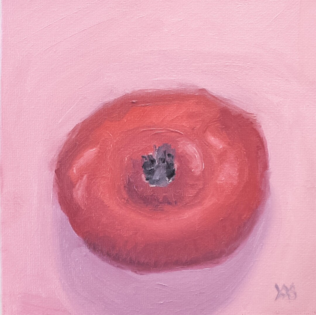 Wall Decor Pomegranate Original Oil Painting Still Life Original Art