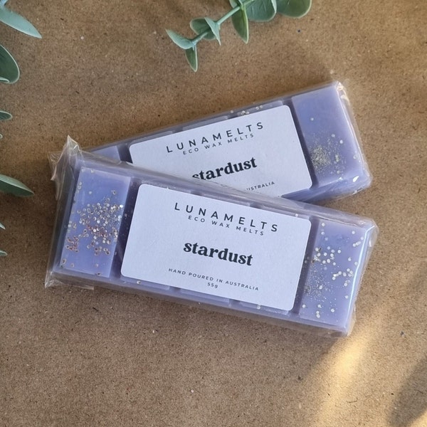 Stardust | Eco-friendly Wax Melts | Biodegradable | Highly Scented Snap Bar