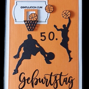 Geburtstagskarte, Basketball