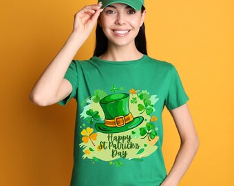 Happy St. Patrick's Day Svg, Sublimation Design Download, St. Patrick's Day Png, St. Patrick's Shamrock Svg, Irish Svg, Svg Files For Cricut