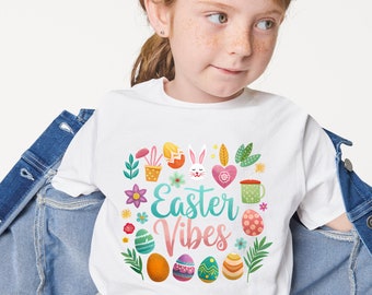 Pâques vibes Svg Png, Pâques Png, lapin de Pâques Png, lapin Png, joyeuses Pâques Png, sublimation, chemise de Pâques Svg, cadeau de Pâques pour tout-petit