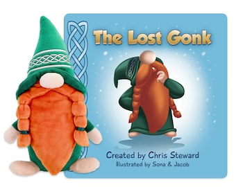 The Lost Gonk Book with Alf Plush Toy