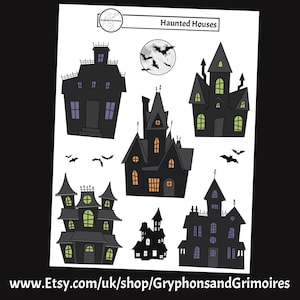 Haunted House Stickers