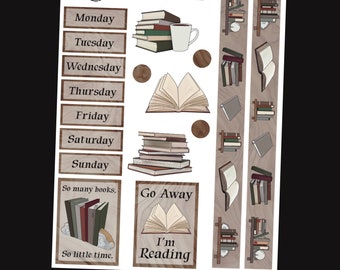 Bibliophile Journaling Stickers