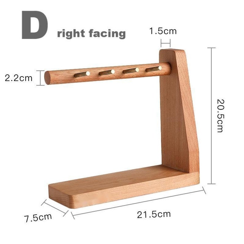 Wooden Key Hanger Stand wood Hook Display Key Storage Key Etsy