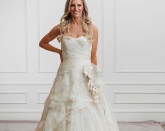 ian stuart bridesmaid dresses Preloved Silk Bridal Dress Collection: Accessories Size:7 1/2 Knee Length,Short Mini Bridesmaid Bride