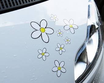 Daisy Car Decals Made In UK Using Top Quality Colourfast Vinyl - Foto 2