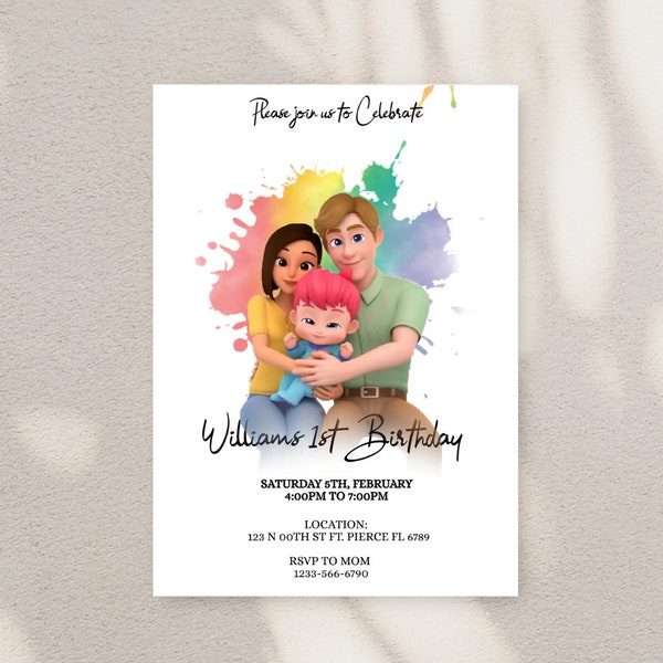 Bebefin invitation etsy canada