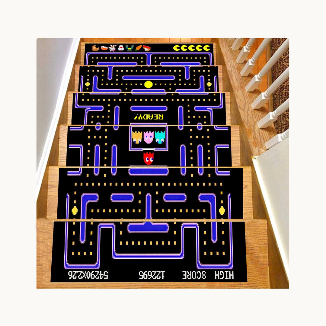 I need a cool rug for the bottom of my stairs.... | Museum of the Game ...