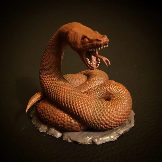 Wizkids Dnd Giant Constrictor Snake Painted Miniature - Etsy