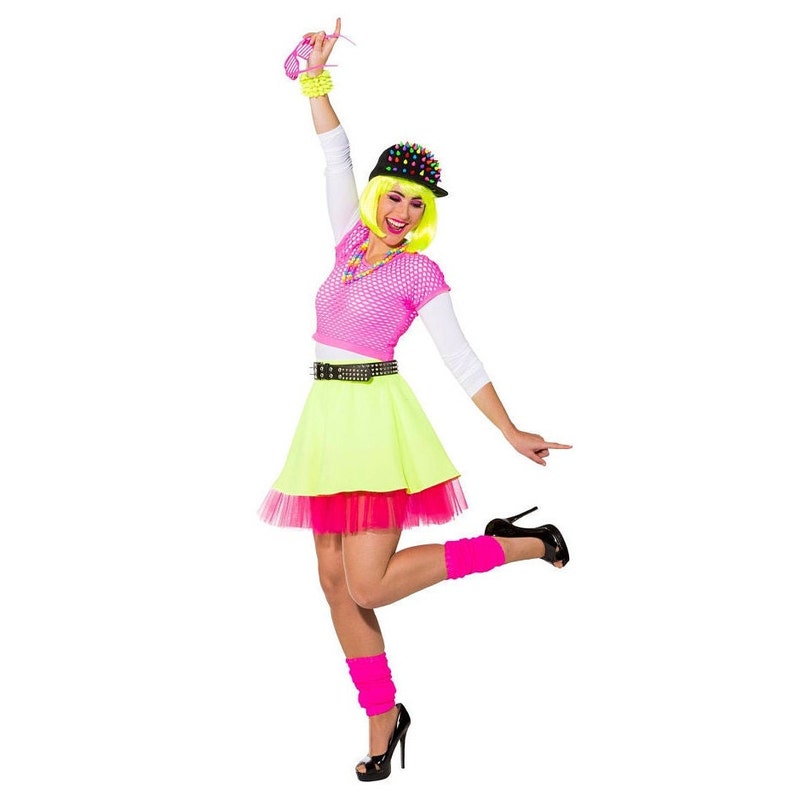 cuffs-neon-pink-80s-90s-theme-party-costume-outfit-accessories-leg