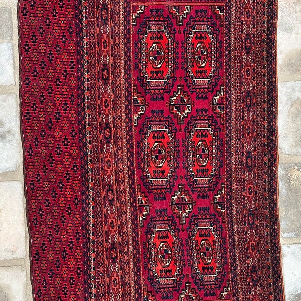 Antique Salor Torba carpet 1960-70