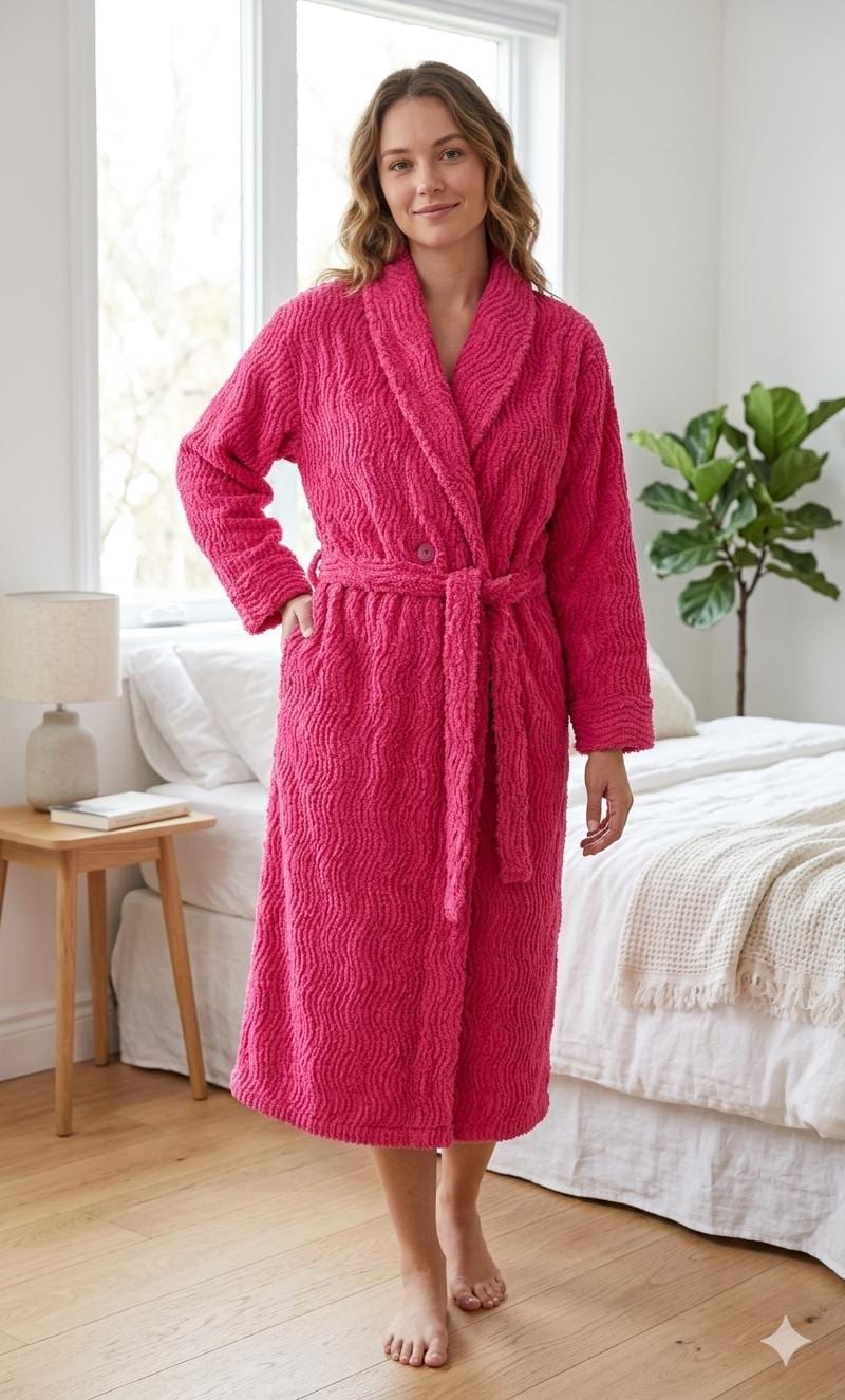Towelling Dressing Gown for Women - Etsy