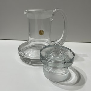 Vintage Glass Decanter made in Romania