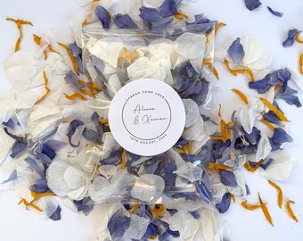 Biodegradable Wedding Confetti Packets | Set of 10 | Natural Confetti | Petal Toss | Wedding Exit | Hochzeit Konfetti | Style #4