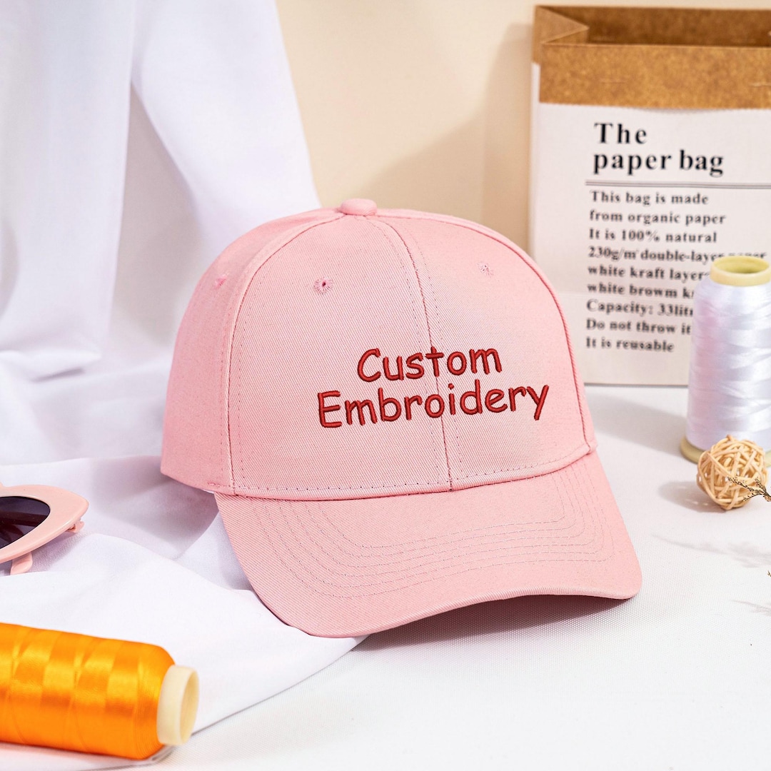 Personalized Embroidered Cap With Name and Logo,custom Hat,dad Cap ...