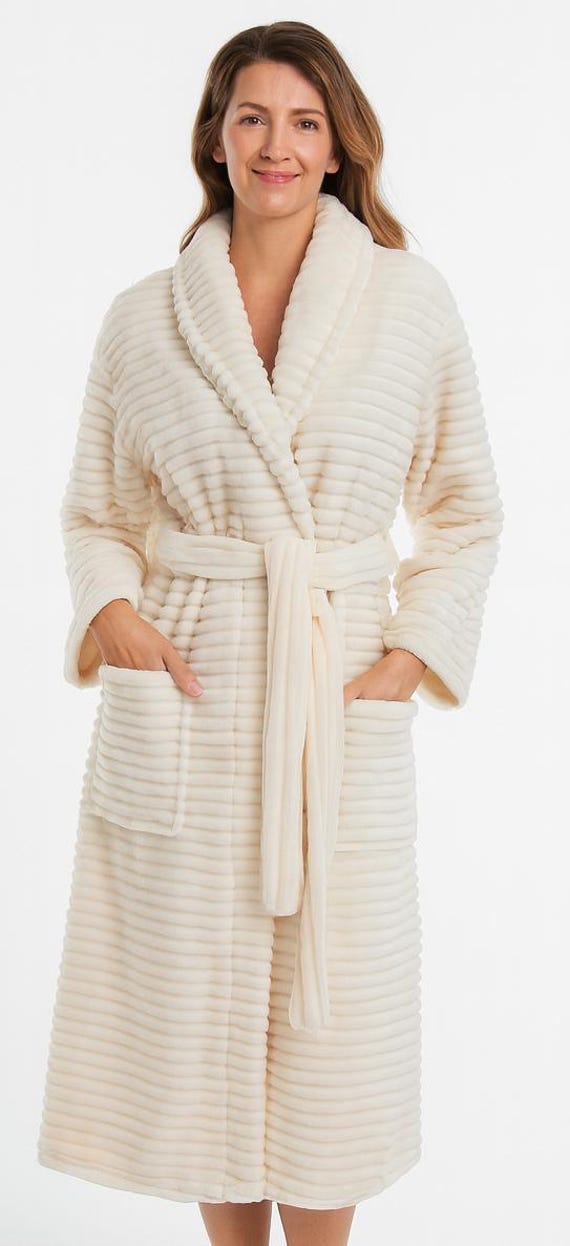 ladies towelling dressing gown with hood Ladies MRS Personalised Luxury Hooded Terry Towelling Robe, Charcoal, L/XL, Egyptian Cotton