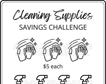 Household Cleaning Supplies Savings Challenge