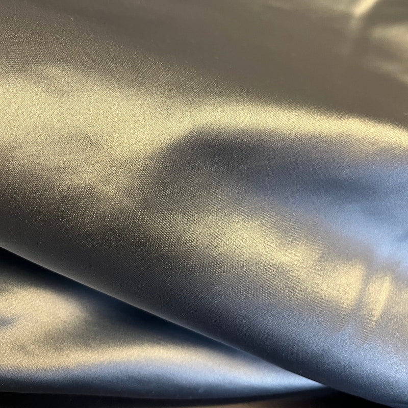 Chocolate Silk Duchess Satin Fabric main image 1