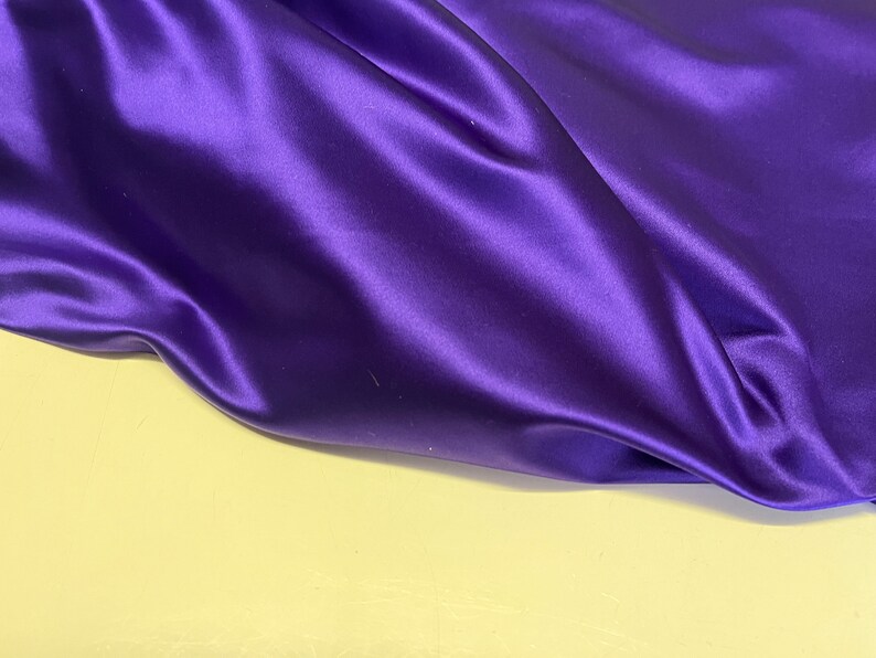 Red And Purple Double Sided Silk Blend Satin Satin P608 main image 1