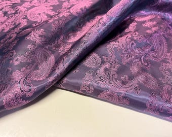 NOVO Tecido de forro de jacquard paisley bicolor de alta qualidade