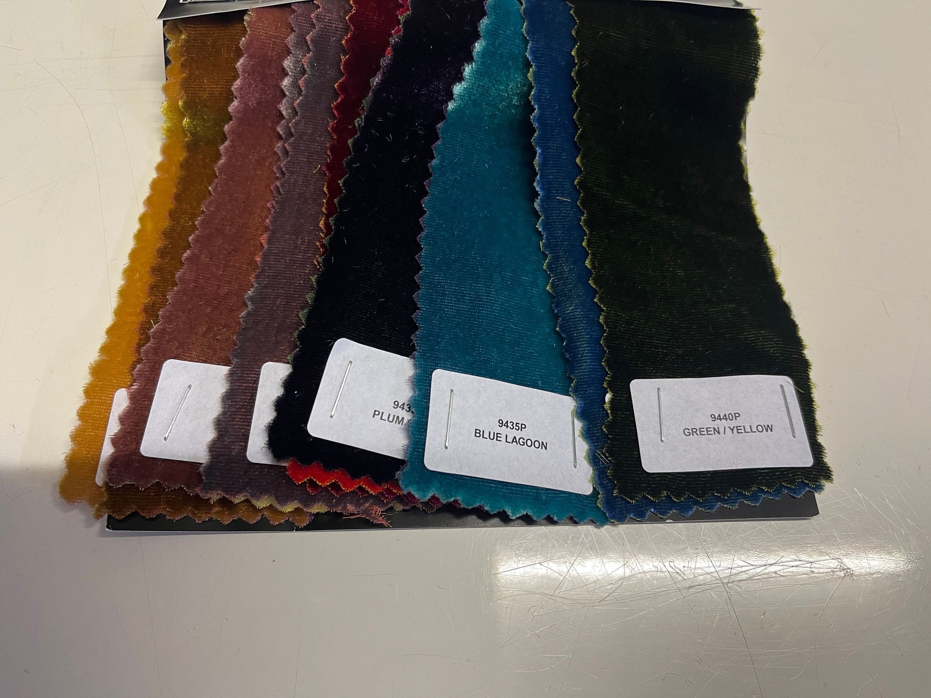 NEW High Class Two Tone Cross Dyed Viscose Silk Velvet Fabric (see