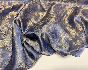 NOVO Tecido de forro de jacquard paisley bicolor de alta qualidade