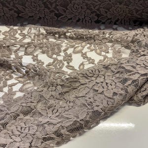 NEUER hochwertiger 4-Wege-Stretch-Blumenspitzenstoff