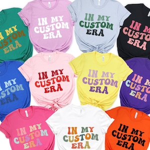 Custom &#39;In My Era&#39; T-Shirt: Retro Fan Girl Concert Tee