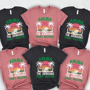 Personalized Family Vacation Shirts: Matching Beach Trip Tees