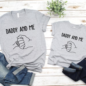 Daddy and Me Shirt | Dad Son Matching Shirt | Family Matching Outfits | Fathers Day Gift | Daddy&#39;s Girl Boy, Gifts for Dad