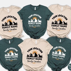 Personalized Mountain Vacation Shirt: Family Camping Tee