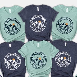 Custom Family Vacation Shirts: Hideaway Mountain Matching Tees