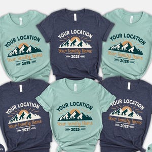 Custom Family Vacation Shirt: Personalized Camping Trip Tee