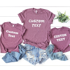 Custom Shirt, Custom Shirts, Custom T-shirt, Personalized T-shirt, Family T-shirt, Family Shirt, Personalized Shirt, Matching Family Shirt