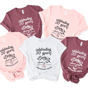 Personalized Anniversary Cruise T-Shirt: Couples Birthday Gift